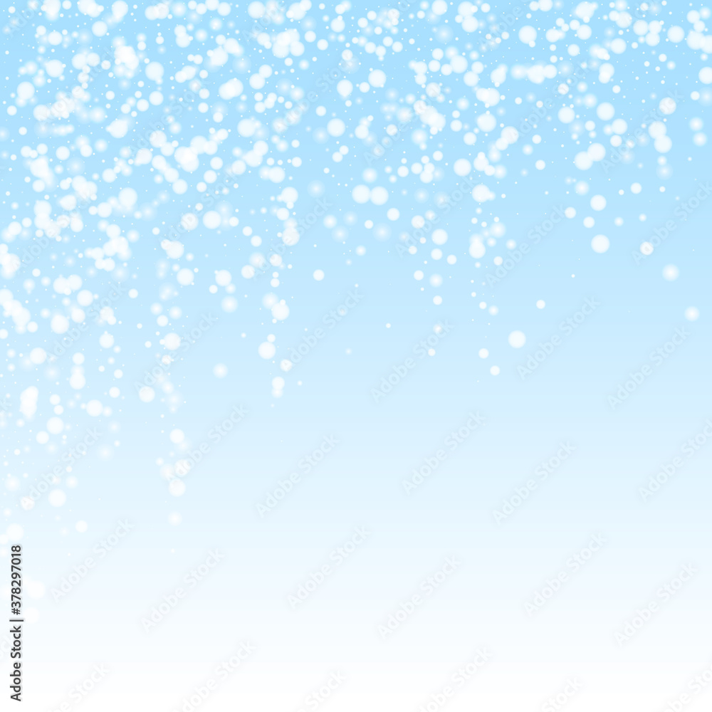 Beautiful falling snow Christmas background. Subtl Beautiful falling snow Christmas background. Subtl