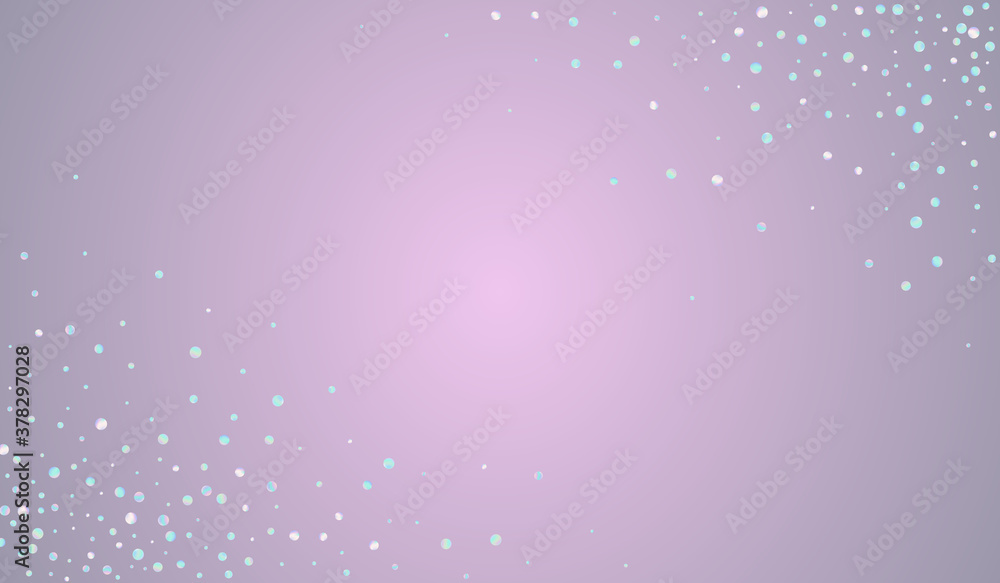 Holographic Dot Effect Blue Background. Unicorn 