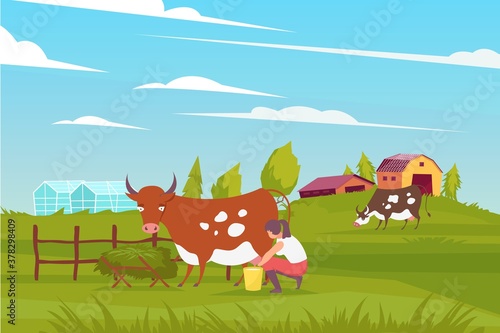 Milk Maid Farming Composition