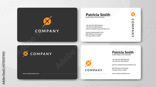 corporate business card template