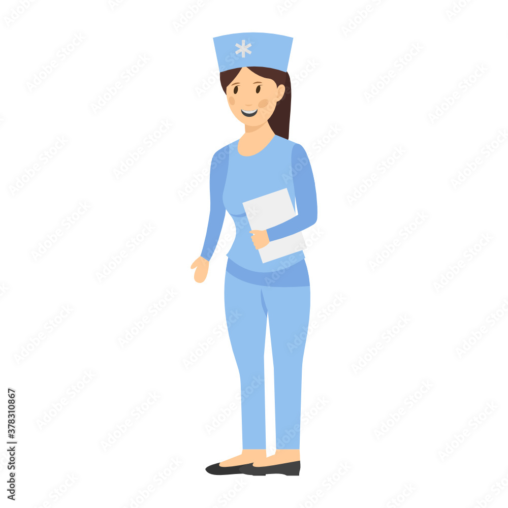 Nurse in design, medical staff vector
Nurse in design, medical staff vector