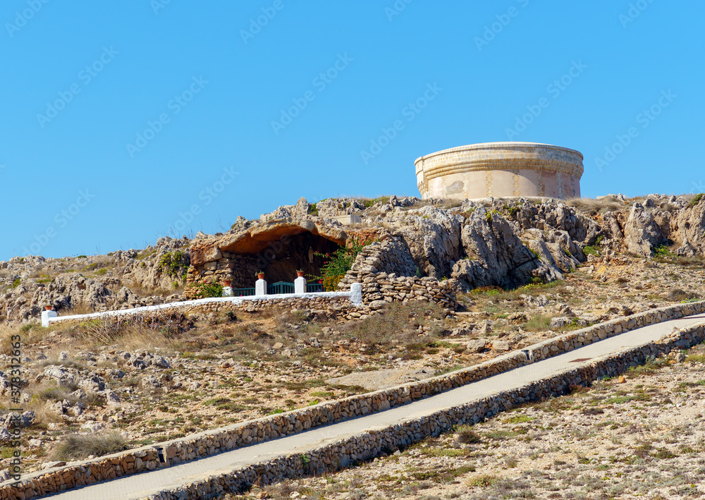 Ermita de Lourdes (aka Ermita de la Madre de Dios de Lourdes) in front