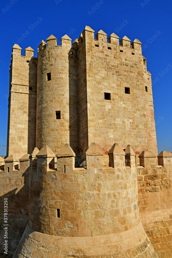 Cordoba; Spain - august 28 2019 : Calahorra tower