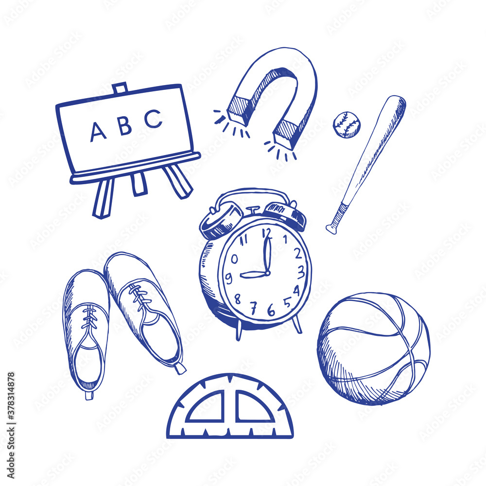 Back to school element icon vector illustration design Back to school element icon vector illustration design