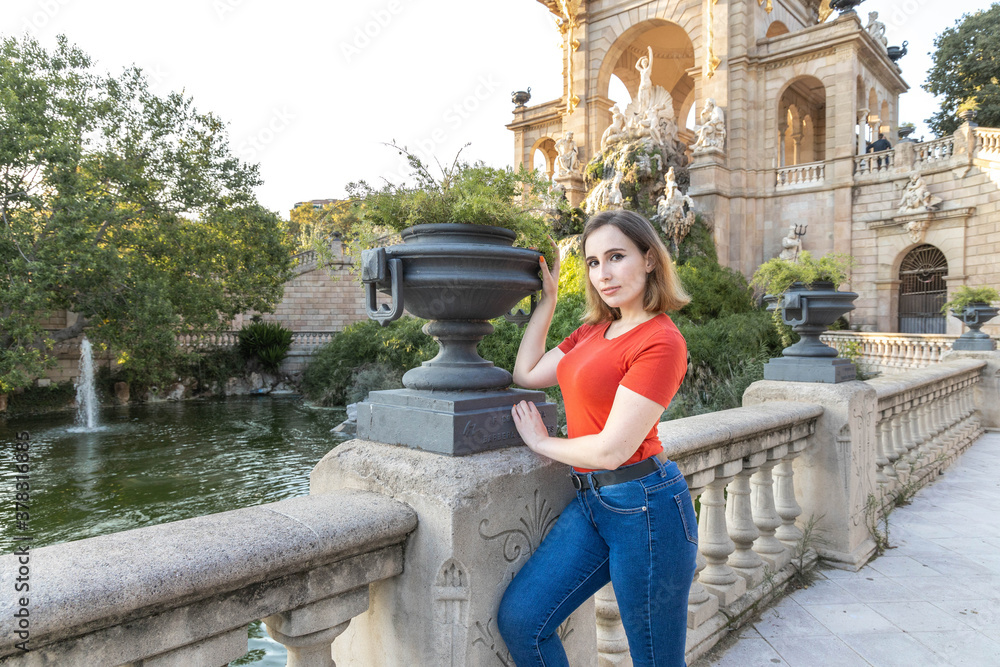 Woman posing at Citadel Park