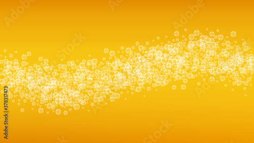 Beer foam. Craft lager splash. Oktoberfest background.