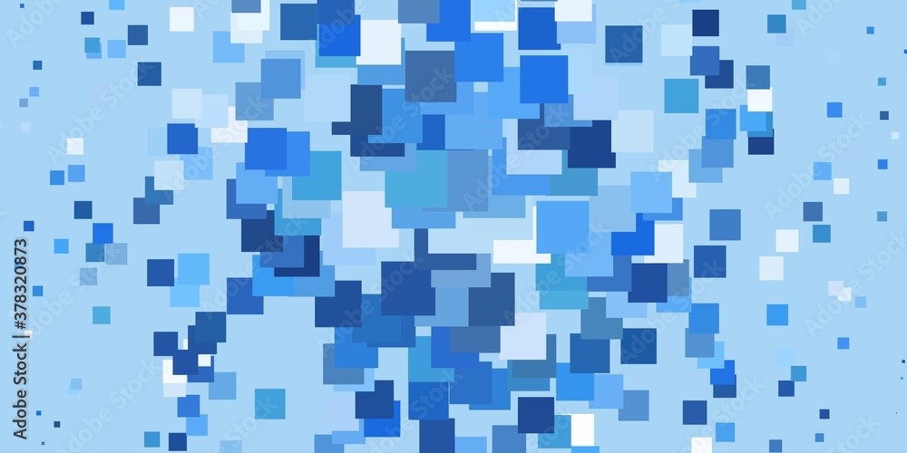 Fototapeta premium Light BLUE vector backdrop with rectangles. Abstract gradient illustration with colorful rectangles. Pattern for commercials, ads.
