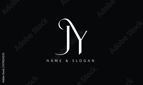 JY, YJ, J, Y abstract letters logo monogram photo