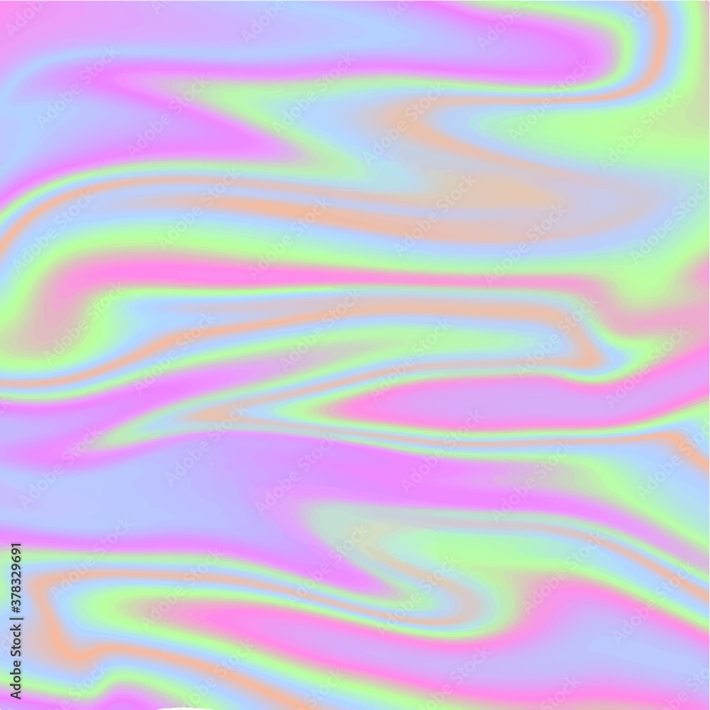 Obraz premium Vector abstract holographic background 80s - 90s, trendy colorful texture in neon color design for covers, flyers, brochures, posters, wedding invitations, Business Design or Social Media