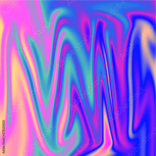  Vector abstract holographic background 80s - 90s, trendy colorful texture in neon color design for covers, flyers, brochures, posters, wedding invitations, Business Design or Social Media