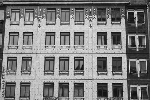Photography Old building with many windows