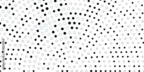 Dark BLUE vector texture with disks. Glitter abstract illustration with colorful drops. Design for posters, banners.