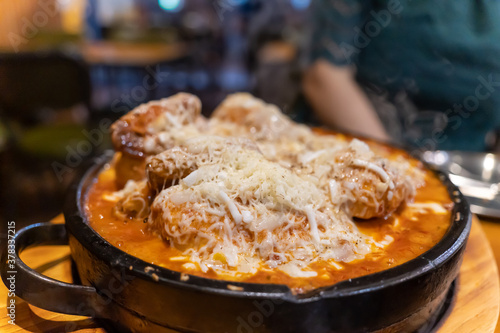 Wallpaper Mural Nurungji(means crust of overcooked rice) Chicken with cheese and sauce Torontodigital.ca