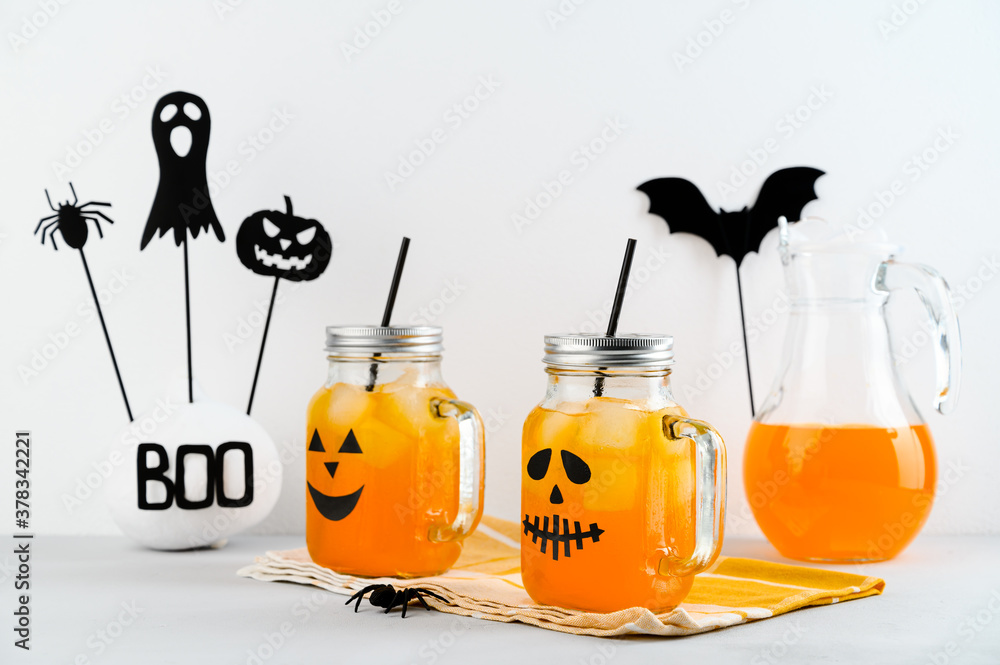 Halloween Mason Jars, Halloween, Halloween Decor, Halloween Drinking Glasses,  Halloween Party Decor, Halloween Party Decorations, Mason Jars 