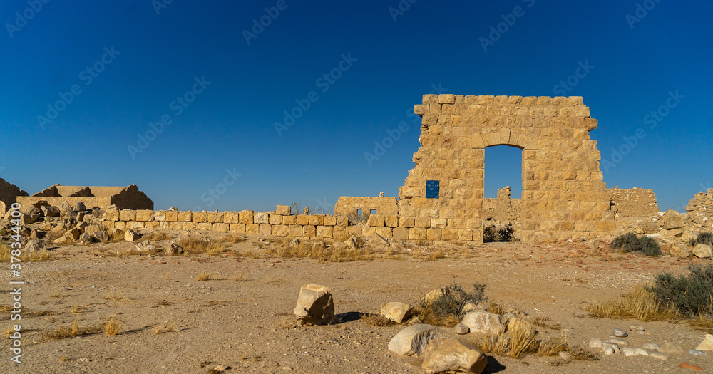 Ancient ruins in israeli negev desert travel