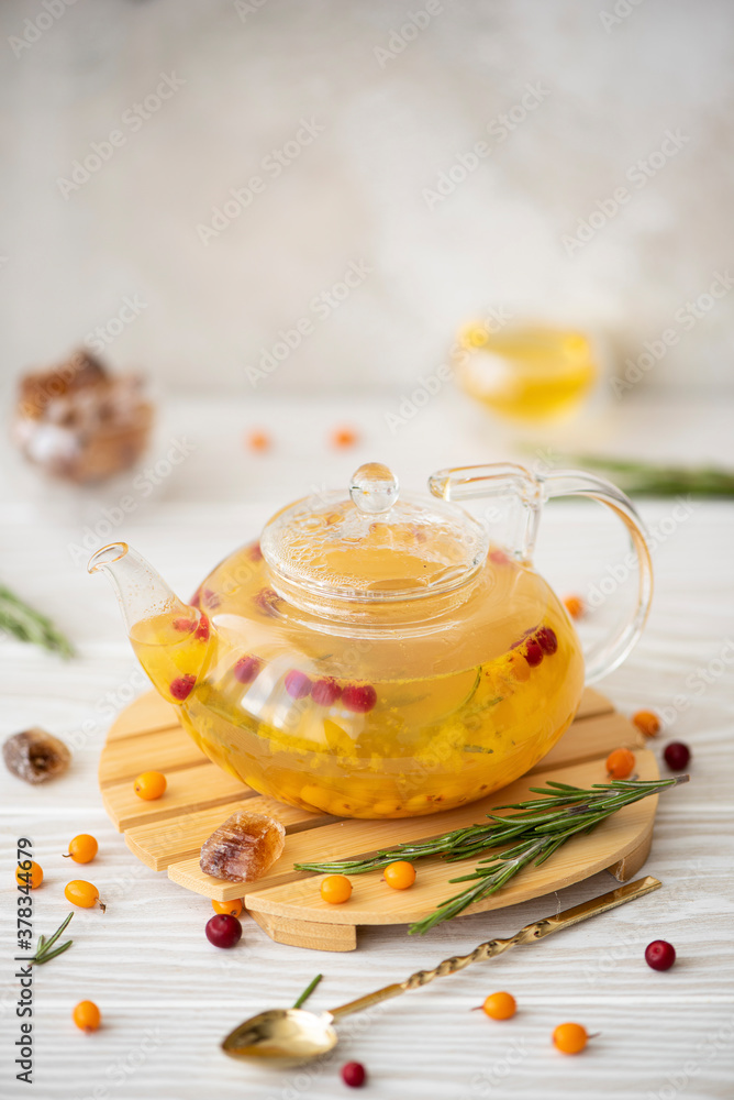 sea buckthorn tea with honey sea buckthorn tea with honey