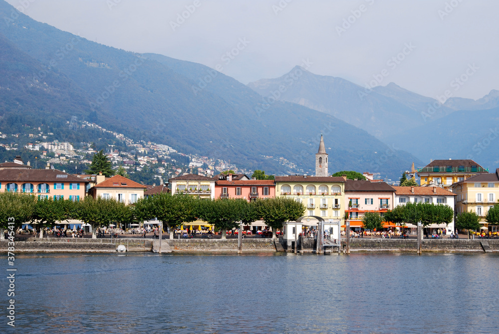 view of the city of Locarno country