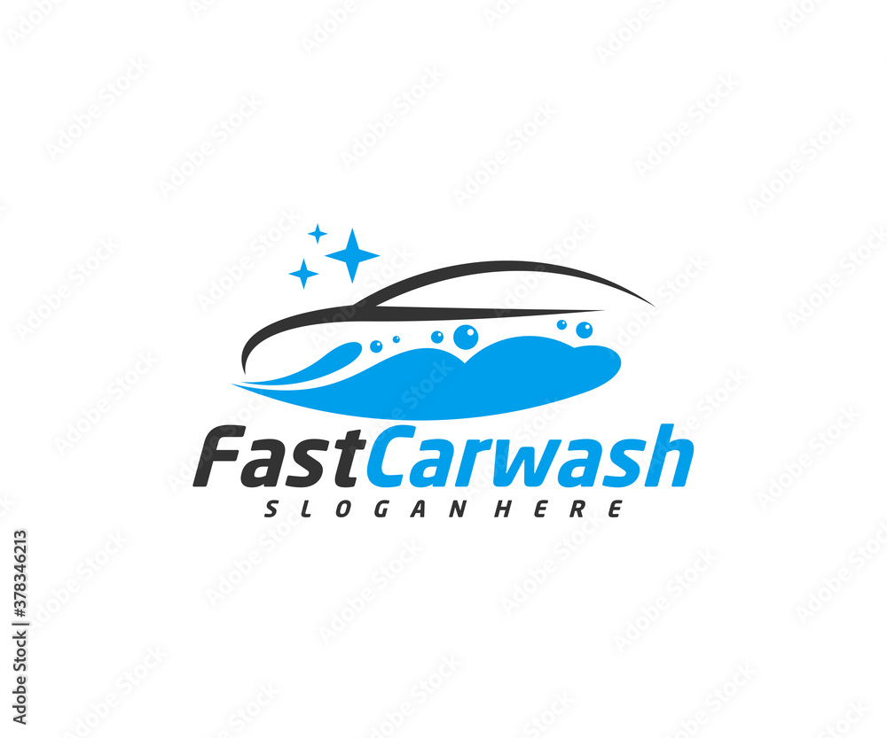 Car Wash logo designs concept vector, Automotive Cleaning logo template Car Wash logo designs concept vector, Automotive Cleaning logo template