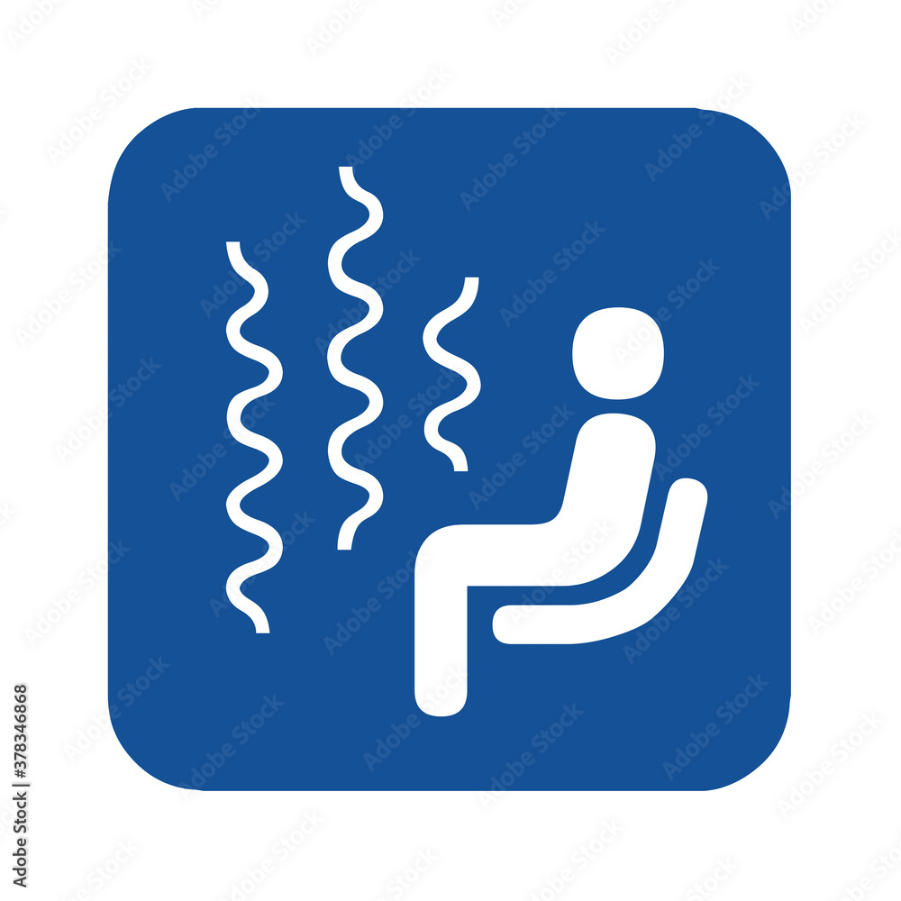 Sauna symbol pictogram