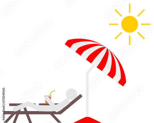 Entspannung auf der Sonnenliege