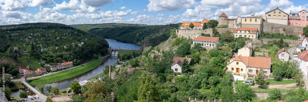 Panorama of Znojmo, Czech Republic, South Moravia