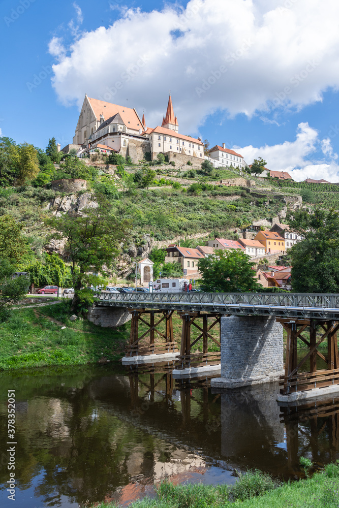Fototapeta premium Panorama of Znojmo, Czech Republic, South Moravia