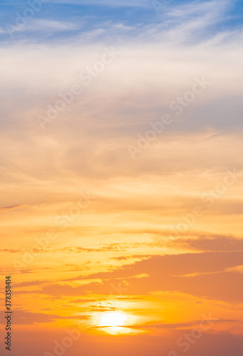 sunset in the sky vertical © Nature Peaceful 