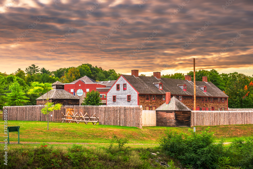 Augusta, Maine, USA at historic Fort Western Augusta, Maine, USA at historic Fort Western