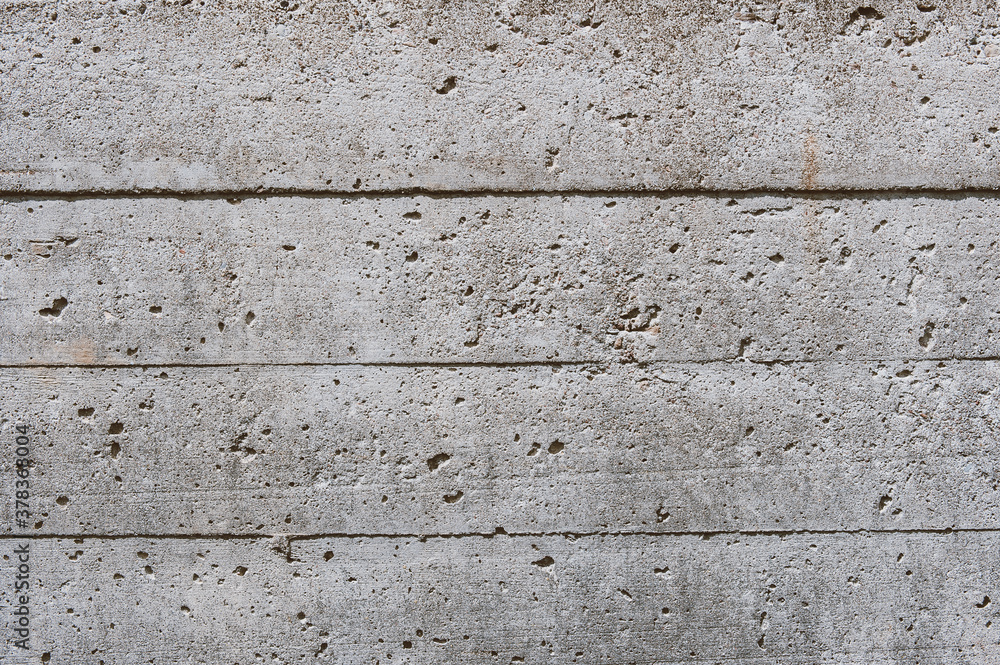 Texture of gray concrete with board prints. Texture of gray concrete with board prints.