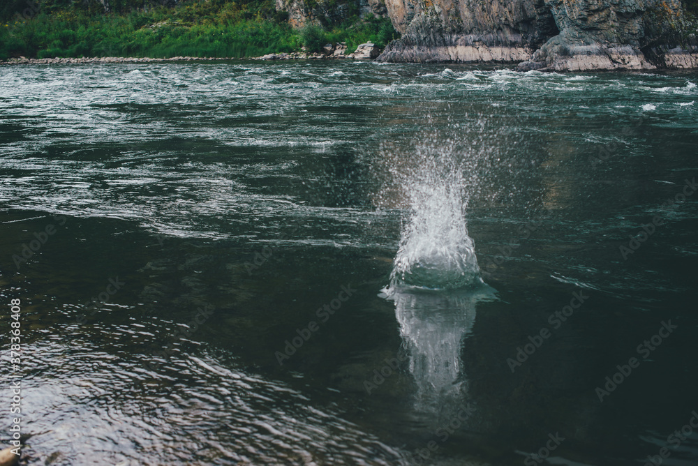 Naklejka premium spray from stone