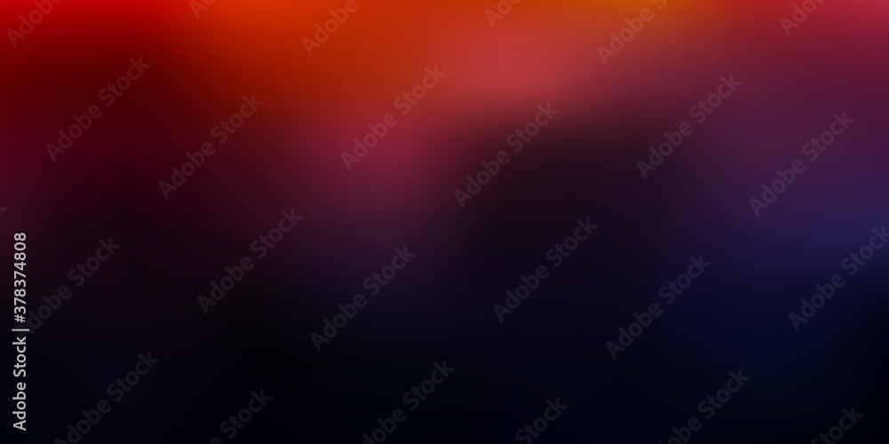 Dark blue, yellow vector gradient blur background. Dark blue, yellow vector gradient blur background.