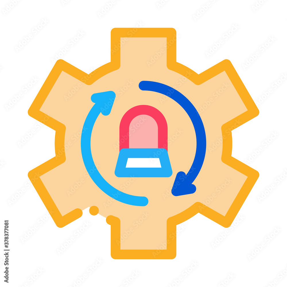 signalization code mistake working process icon vector. signalization code mistake working process sign. isolated contour symbol illustration signalization code mistake working process icon vector. signalization code mistake working process sign. isolated contour symbol illustration