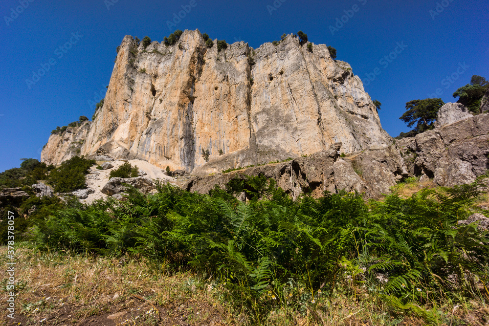 ruta del rio Borosa, tuneles de la central electrica del salto de los Organos, parque natural sierras de Cazorla, Segura y Las Villas, Jaen, Andalucia, Spain