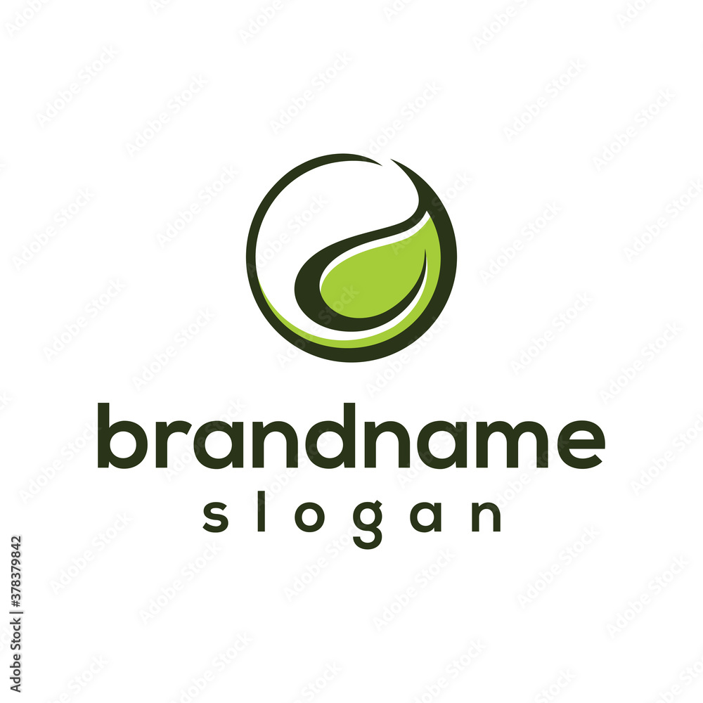 Modern CBD logo design vector Modern CBD logo design vector
