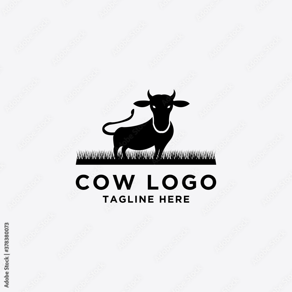 collection of cattle logo vector. Cow Design - Vector collection of cattle logo vector. Cow Design - Vector