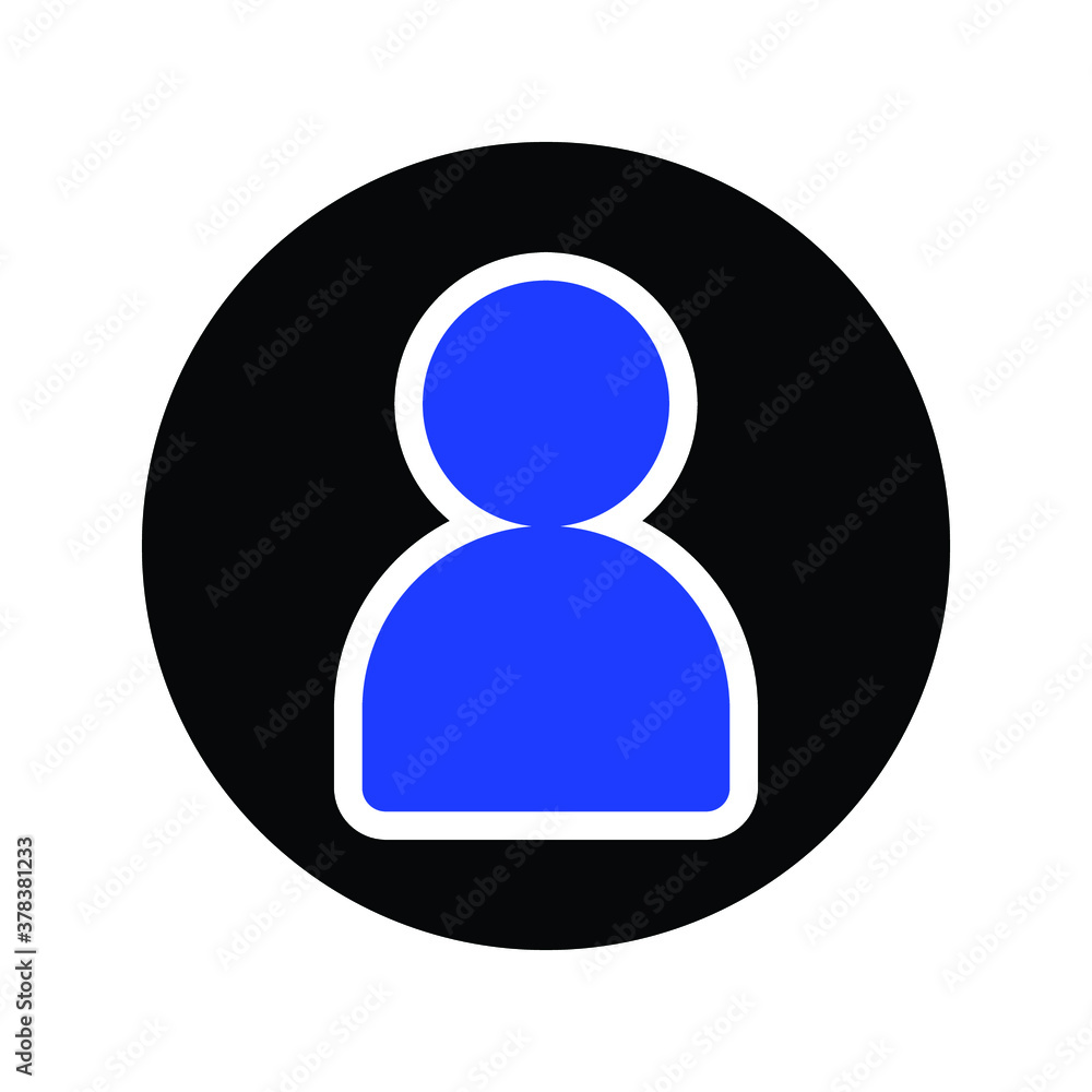 User Icon in trendy flat style User Icon in trendy flat style