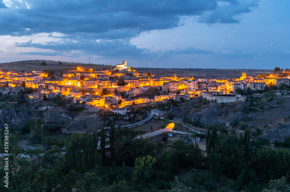 The medieval town of Sepulveda in the province of Segovia, one of the most beautiful towns in Spain