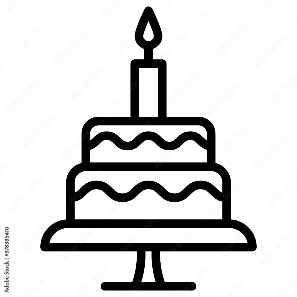 Birthday cake with candle, event celebration
Birthday cake with candle, event celebration