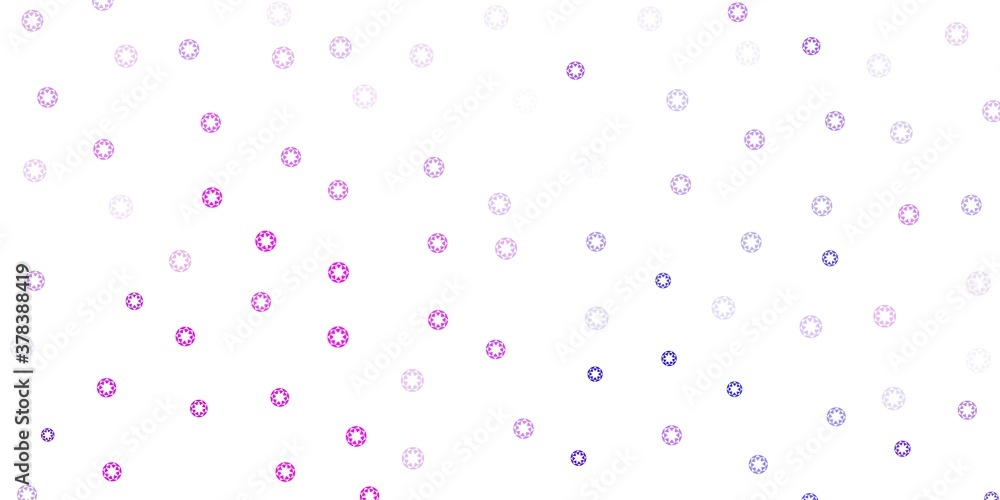 Light purple, pink vector background with spots. Light purple, pink vector background with spots.