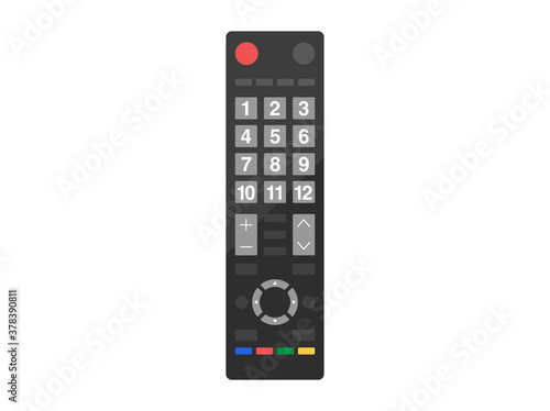 テレビリモコンのイラスト