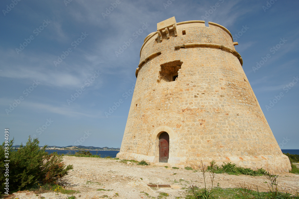 Torre des Carregador de Sa Sal (sXVII).Ibiza.Islas Pitiusas.Baleares.España.