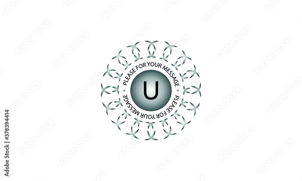 Creative design of monograms with the letter of the alphabet U on a white background. Vector illustration of restaurant, hotel, business logo. Creative design of monograms with the letter of the alphabet U on a white background. Vector illustration of restaurant, hotel, business logo.