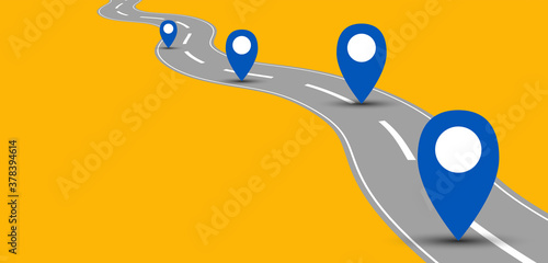 sfondo, strada, tappe, percorso, pause