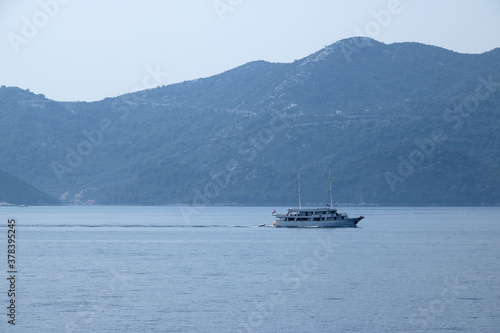 boat near National park Mljet, Croatia