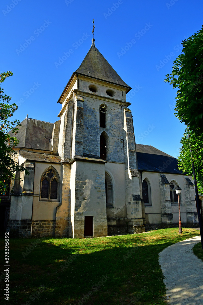 Morainviliiers; France - may 18 2020 : the Saint Leger church