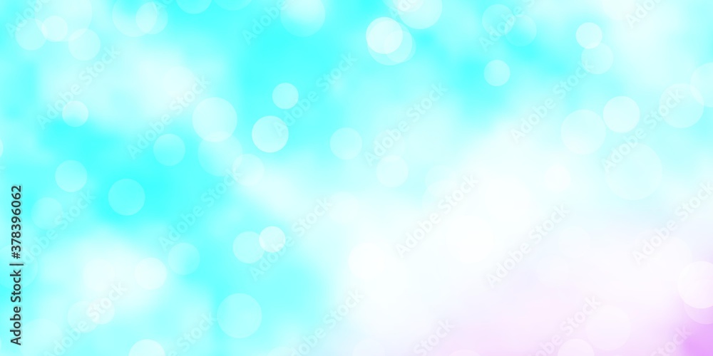 Light Pink, Blue vector template with circles. Abstract colorful disks on simple gradient background. Pattern for wallpapers, curtains. Light Pink, Blue vector template with circles. Abstract colorful disks on simple gradient background. Pattern for wallpapers, curtains.