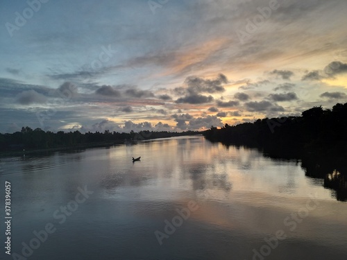 Sunshine over the river