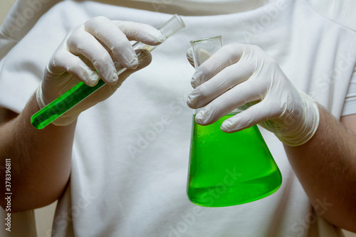 scientist working in laboratory