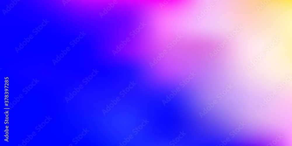 Fototapeta premium Light pink, blue vector blur template.