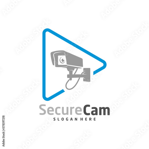 CCTV Camera Logo Design Vector Template, Logo Concept, Symbol, Icon